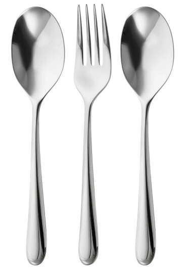 Robert Welch Kingham Bright serveringsbestikk 3-deler Rustfritt stål