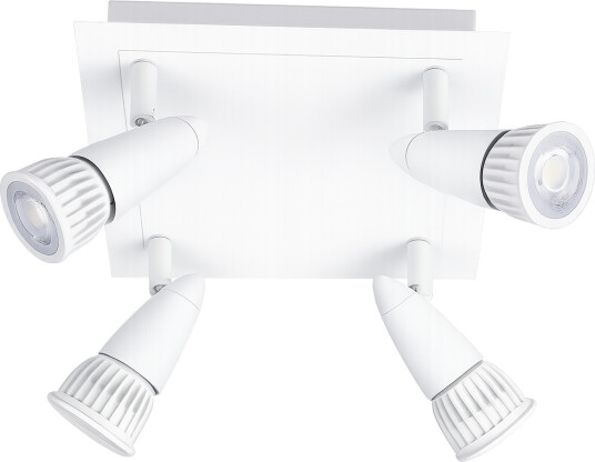 R Line Bris GU10 Takspot 4x6W WarmDim Matt Hvit