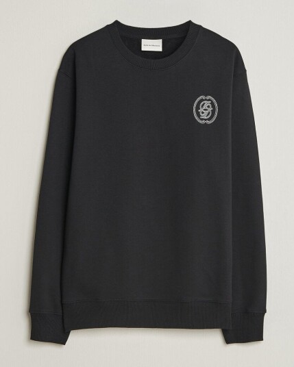 Drôle de Monsieur Mirror D Embroidered Sweatshirt Black