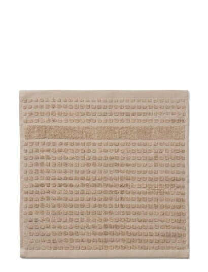 Juna Check Vaskeklud Beige Juna SAND 30X30CM
