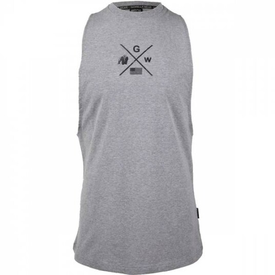 Gorilla Wear Cisco Armhole Tank Top - Grå/sort