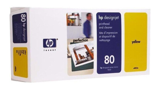 HP 80 Printhead Cleaner Yellow - Skriverhode med renser Yellow HP 80 Printhead Cleaner Yellow - Skriverhode med renser Yellow