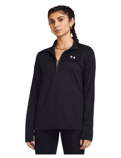 Under Armour Tech 1/2 Zip- Solid - Black - XXL