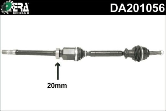 ERA Benelux DA201056 Drivaksel