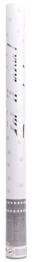 Amscan International Konfettikanon Hvit - 40 cm