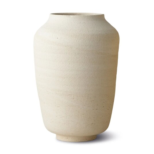 Ro Collection Hand turned vase no. 59 Classic Vanilla Ro Collection Hand turned vase no. 59 Classic Vanilla