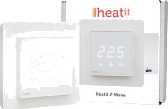 Heatit - Z-Wave - Z-TRM3 Hvit Termostat 3600W 16A - 5430599 Heatit - Z-Wave - Z-TRM3 Hvit Termostat 3600W 16A - 5430599