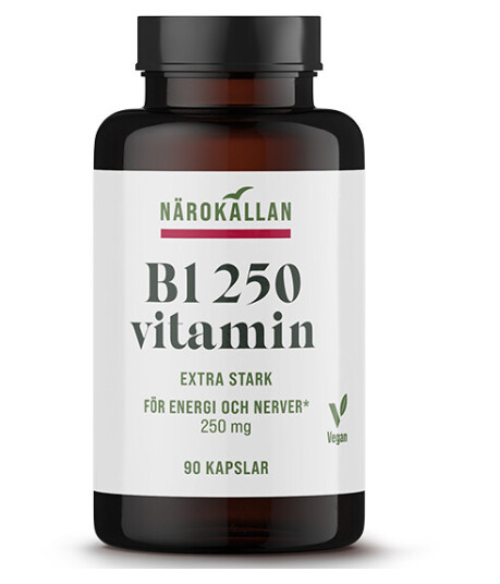 B1 250 mg 90 kapsler B1 250 mg 90 kapsler