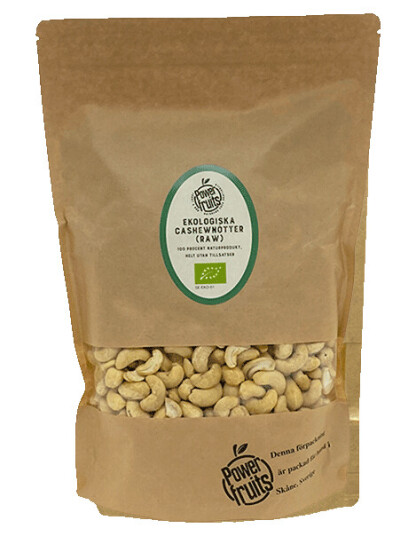 Økologiske Cashewnøtter, 500 g