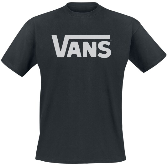 Vans T-skjorte Classic S til XXL Herrer svart-hvit