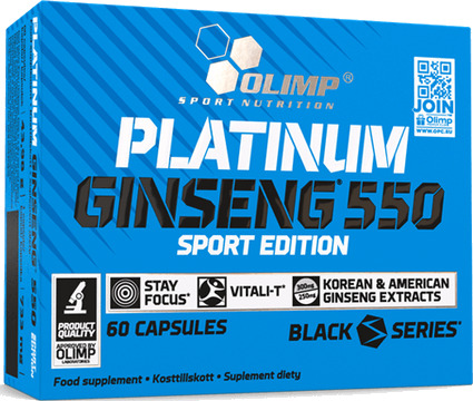 OLIMP SPORTS NUTRITION Olimp Platinum Ginseng 550 Sport edition