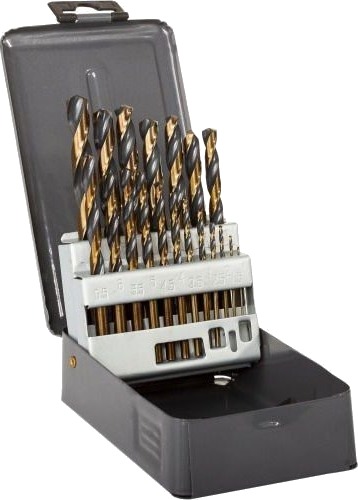 Gražtas Wiertla Metalo Gražtai Hss Din338 Šlifavimui, Trumpi, Vnt., 19 (1-10 Mm), Prolinas Gražtas Wiertla Metalo Gražtai Hss Din338 Šlifavimui, Trumpi, Vnt., 19 (1-10 Mm), Prolinas