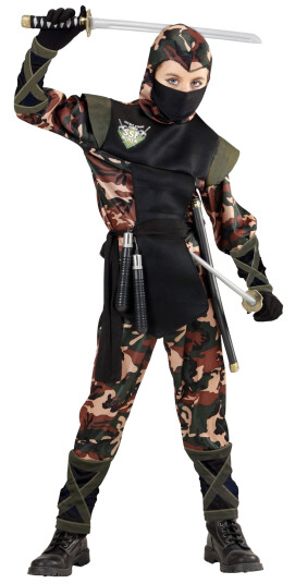 Widmann S.r.l. Ninja Soldat Barn Karnevalskostyme Xlarge Widmann S.r.l. Ninja Soldat Barn Karnevalskostyme Xlarge