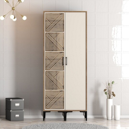 Kumsal Garderobe 80 cm - Cream