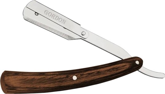 Gordon Beard Razor with Wooden Handle