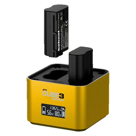 Hähnel ProCube 3 Twin Charger Nikon For EN-EL14 EN-EL15 og EN-EL25 Hähnel ProCube 3 Twin Charger Nikon For EN-EL14 EN-EL15 og EN-EL25