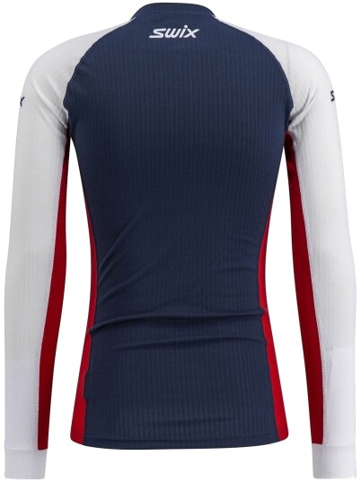 Swix Racex Classic Long Sleeve Herre Dark Navy/Bright White XL