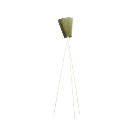 Northern - Oslo Wood Gulvlampe Hvit/Olive