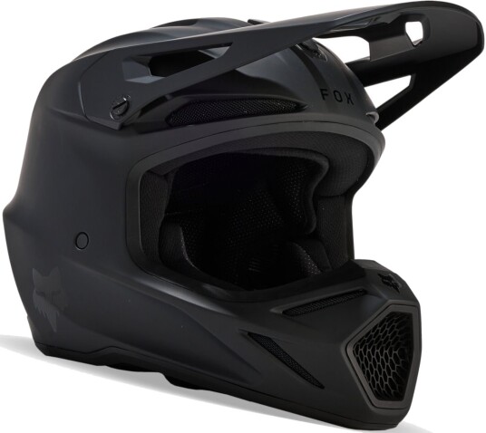 FOX V3 Solid MIPS Motocross Hjelm M Svart FOX V3 Solid MIPS Motocross Hjelm M Svart