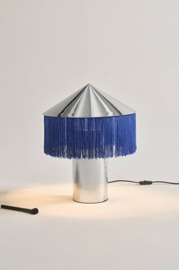 Jotex REGENCY bordlampe Krom/blå 1715247-01-0 1715247-02-0