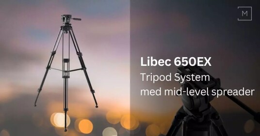 Libec 650EX Tripod System med mid-level spreader