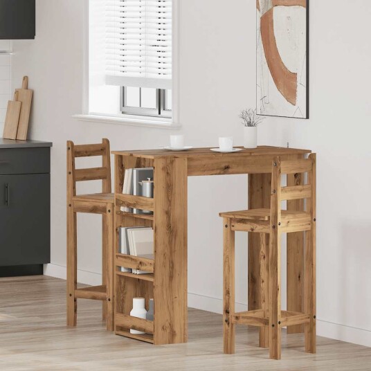  Barbord med oppbevaring artisan eik 102x50x103,5 cm 8721158441126