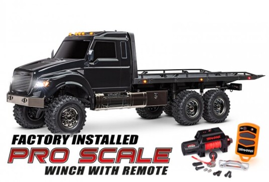 TRX-6 8808684 Ultimate RC Hauler 6x6 TQi Black with winch