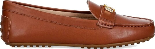 Lauren Ralph Lauren Barnsbury Leather Driver Brown 39