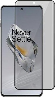 OnePlus 12 Privacy Full Cover Beskyttelsesglass Svart Kant