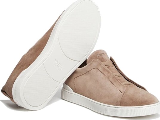 Zegna Shoes Sneaker Low-Top 252 Dk Bge Sld Zegna Shoes Sneaker Low-Top 252 Dk Bge Sld