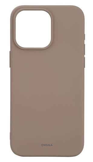 Onsala Silikon Mobildeksel MagSafe for iPhone 15 Pro Max Beige Summer Sand