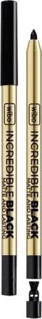 Lovely WIBO Incredible Black Matte And Lasting eyelinerblyant med spisser Black Lovely WIBO Incredible Black Matte And Lasting eyelinerblyant med spisser Black