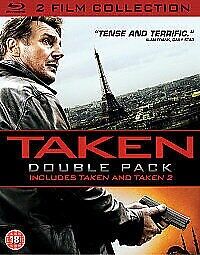 Taken/Taken 2 DVD 2013 Liam Neeson Morel DIR cert 18 2 discs Englist Brand New Taken/Taken 2 DVD 2013 Liam Neeson Morel DIR cert 18 2 discs Englist Brand New