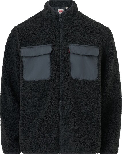Levi's Teddyjakke Campo Sherpa Jacket Svart