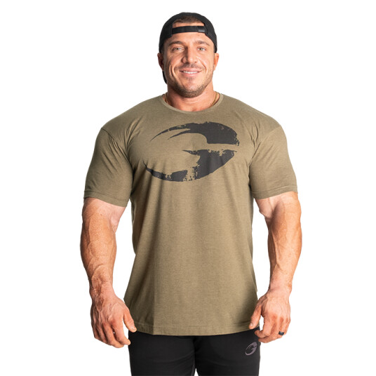 Cadet Tee, Army Green Melange Grön XXX-large