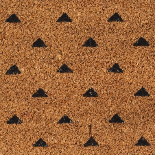 Dørmatte naturlig 45x75 cm tuftet kokosfiber 8721012225435