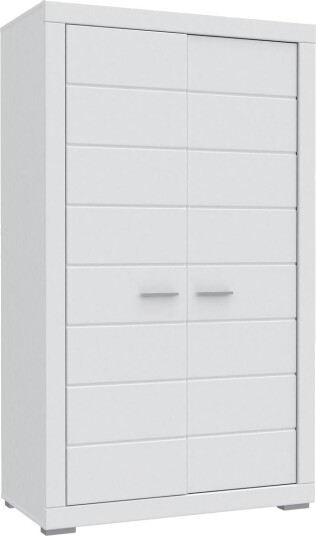 Uzayr Garderobe 116x198 cm - Hvit