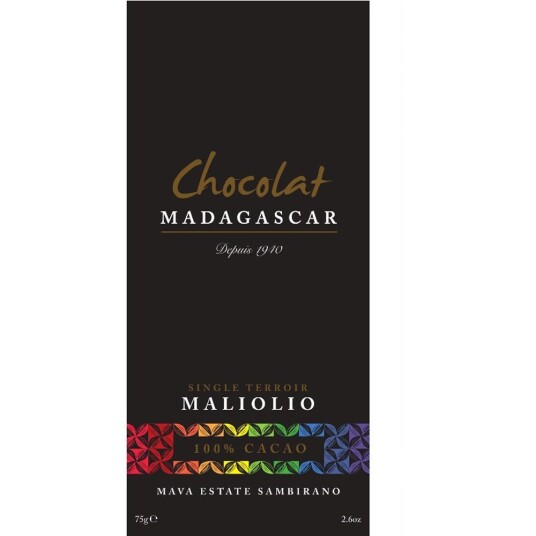 Chocolat Madagascar Mava Maliolio – Dark 100%
