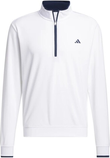 Adidas Quarter Zip Pullover 24 Genser Herre Hvit L