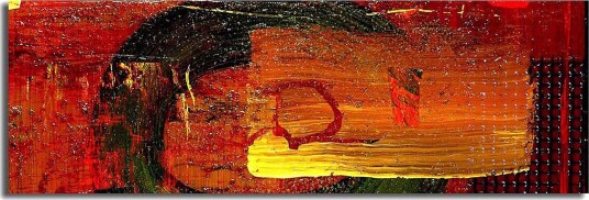Dekorativ Canvasbilde 30x90 cm Flerfarget