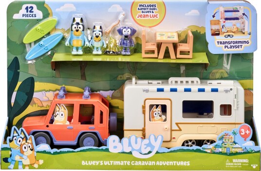 Bluey Ultimate Caravan 4WD Lekesett for Barn