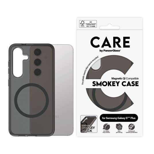 PanzerGlass Urban Combat Baksidedeksel Qi-kompatibel Smokey Samsung Galaxy S25+