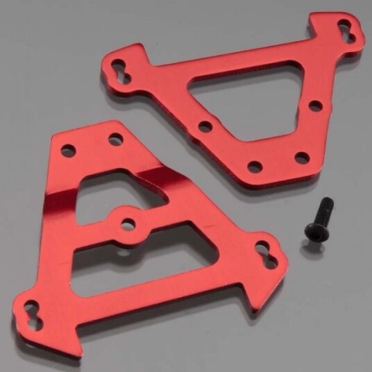 Traxxas 5323R Bulkhead Tie Bars Front/Rear Red-Anodzied Alum Traxxas 5323R Bulkhead Tie Bars Front/Rear Red-Anodzied Alum