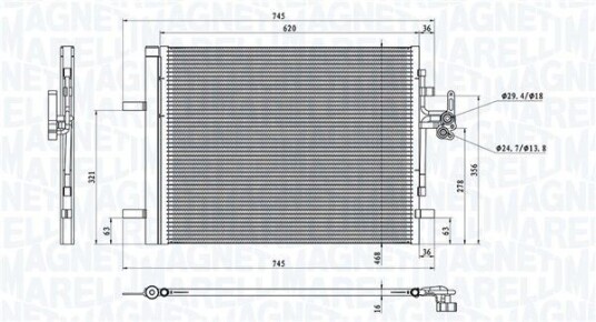 Kondensator MAGNETI MARELLI 350203873000