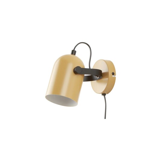 Ms - belysning Dallas vegglampe - Oker gul Ms - belysning Dallas vegglampe - Oker gul