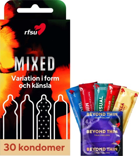 RFSU Mixpack Pleasure Collection Kondomer 30 stk. RFSU Mixpack Pleasure Collection Kondomer 30 stk.