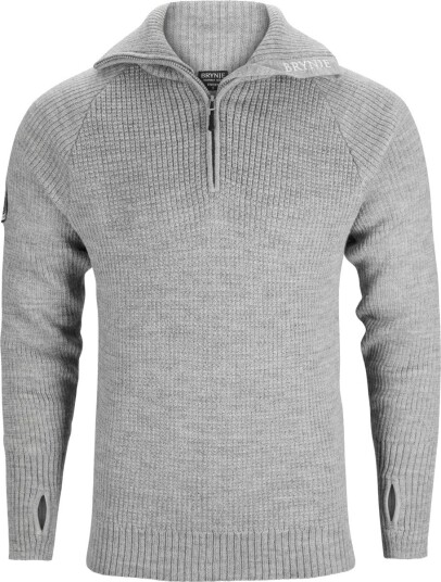 Brynje Classic Wool Sweater Light Grey, XXL