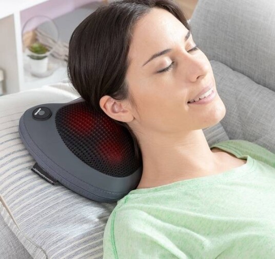 Innovagoods Shiatsu Massasje / Nakkemassasje  Masserer nakke rygg & ben