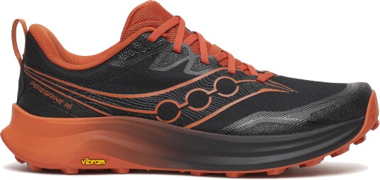 Saucony Men"s Peregrine 16 Black/rust 48