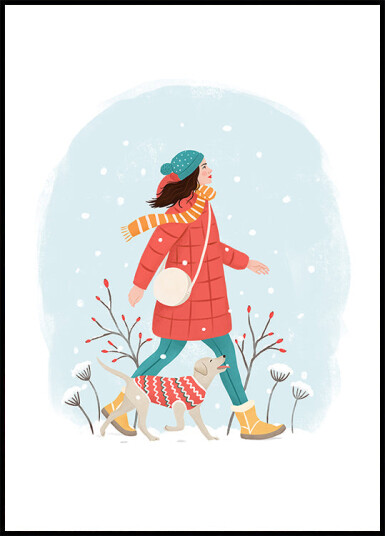 Winter Walk Plakat Plakat / 50x70cm Winter Walk Plakat Plakat / 50x70cm